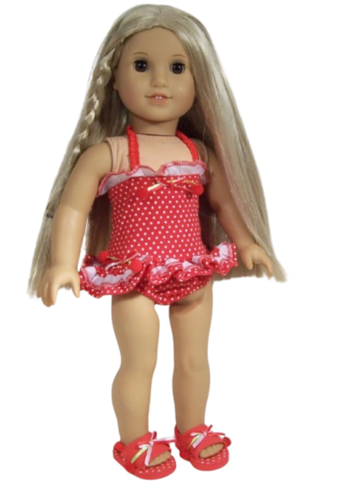 Red Polka Dot Swimsuit
