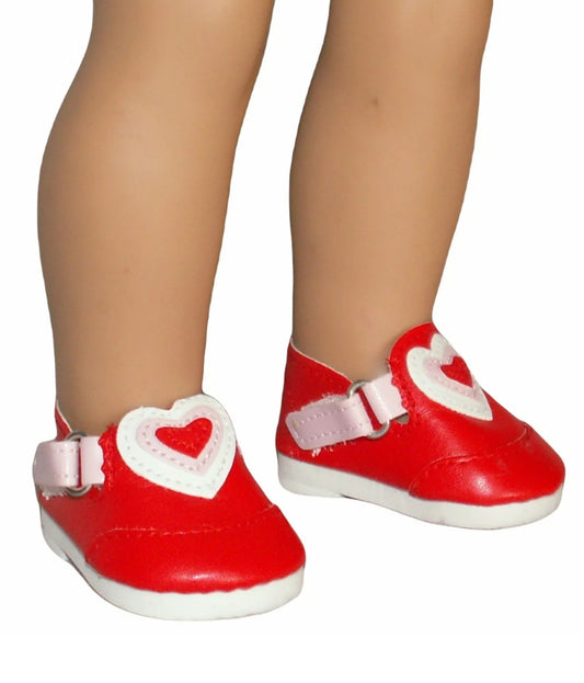 Red Heart Loafers