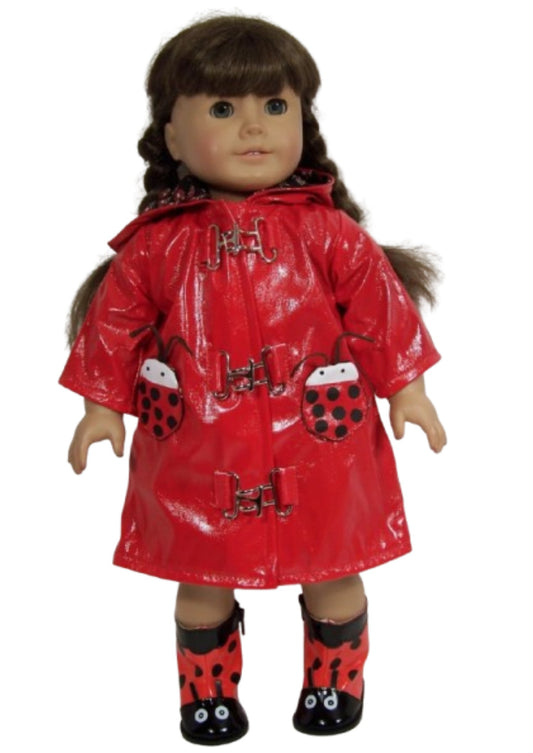 Red Ladybug Raincoat