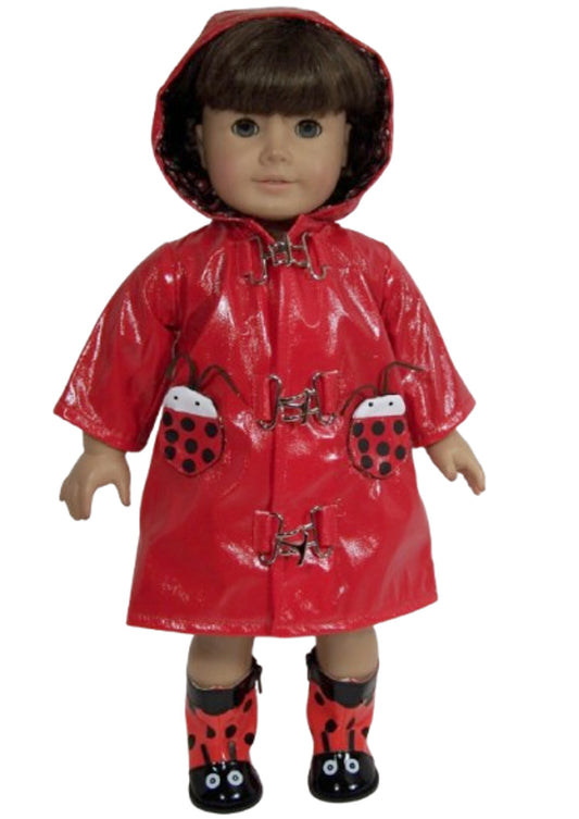 Red Ladybug Raincoat