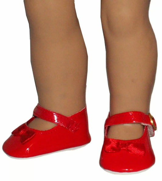 Red Mary Janes w/Bows