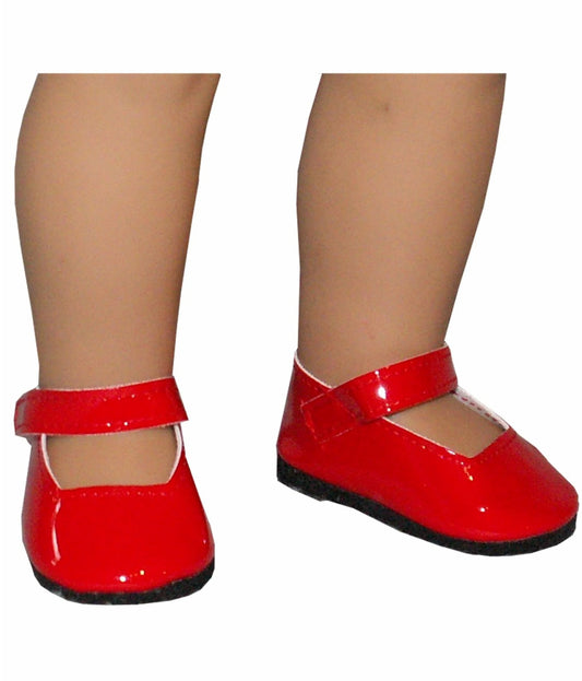 Red Patent Leather Mary Janes