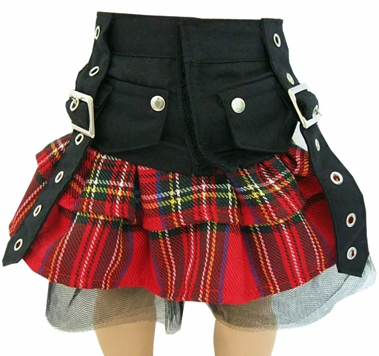 Punk Rocker Plaid Skirt