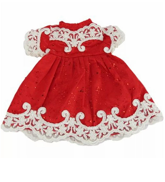 Red Dress w/Lace