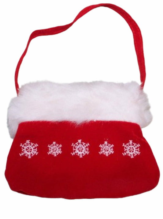 Red Snowflake Purse