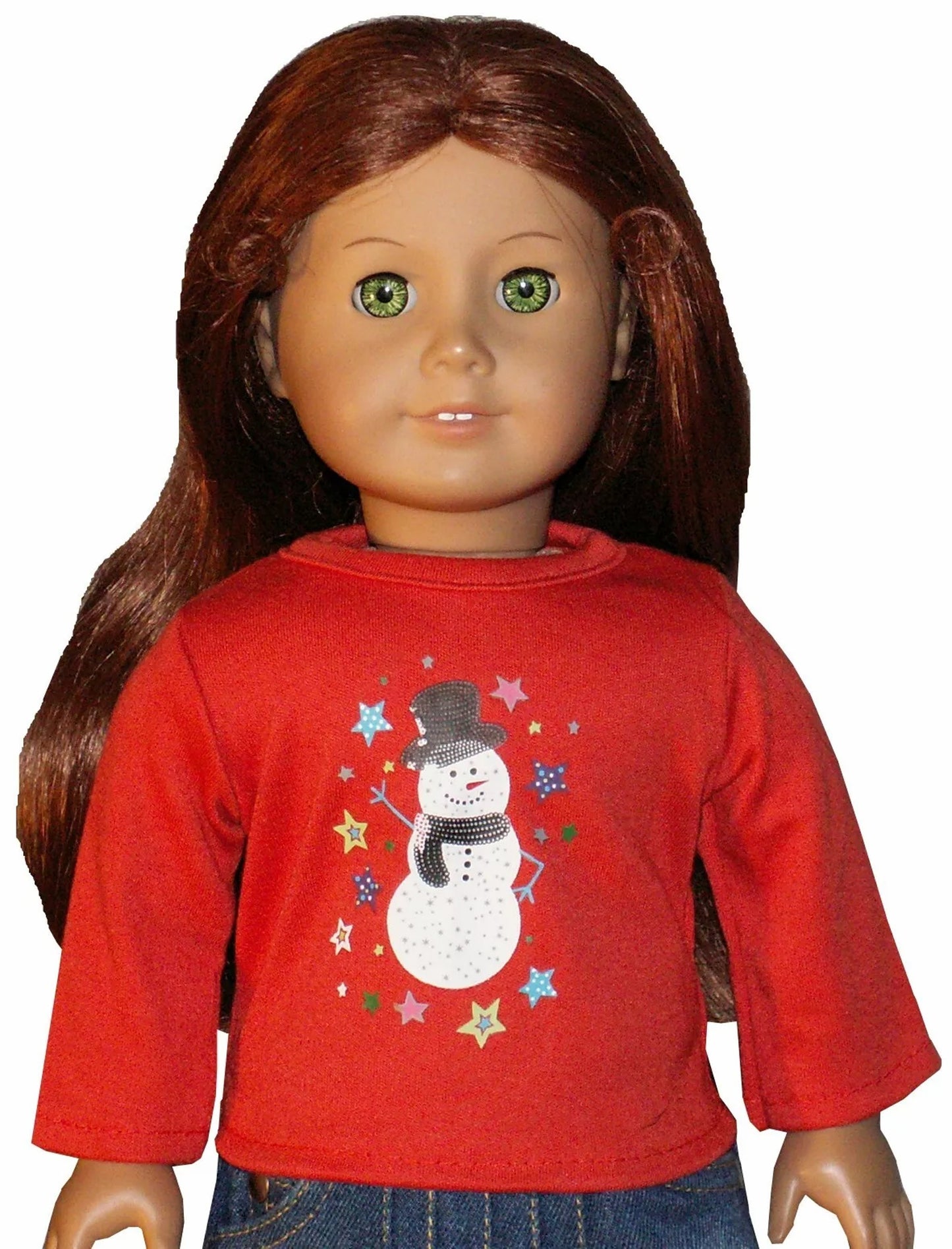 Red Snowman Tee