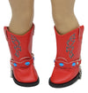 Red Jeweled Western Boots