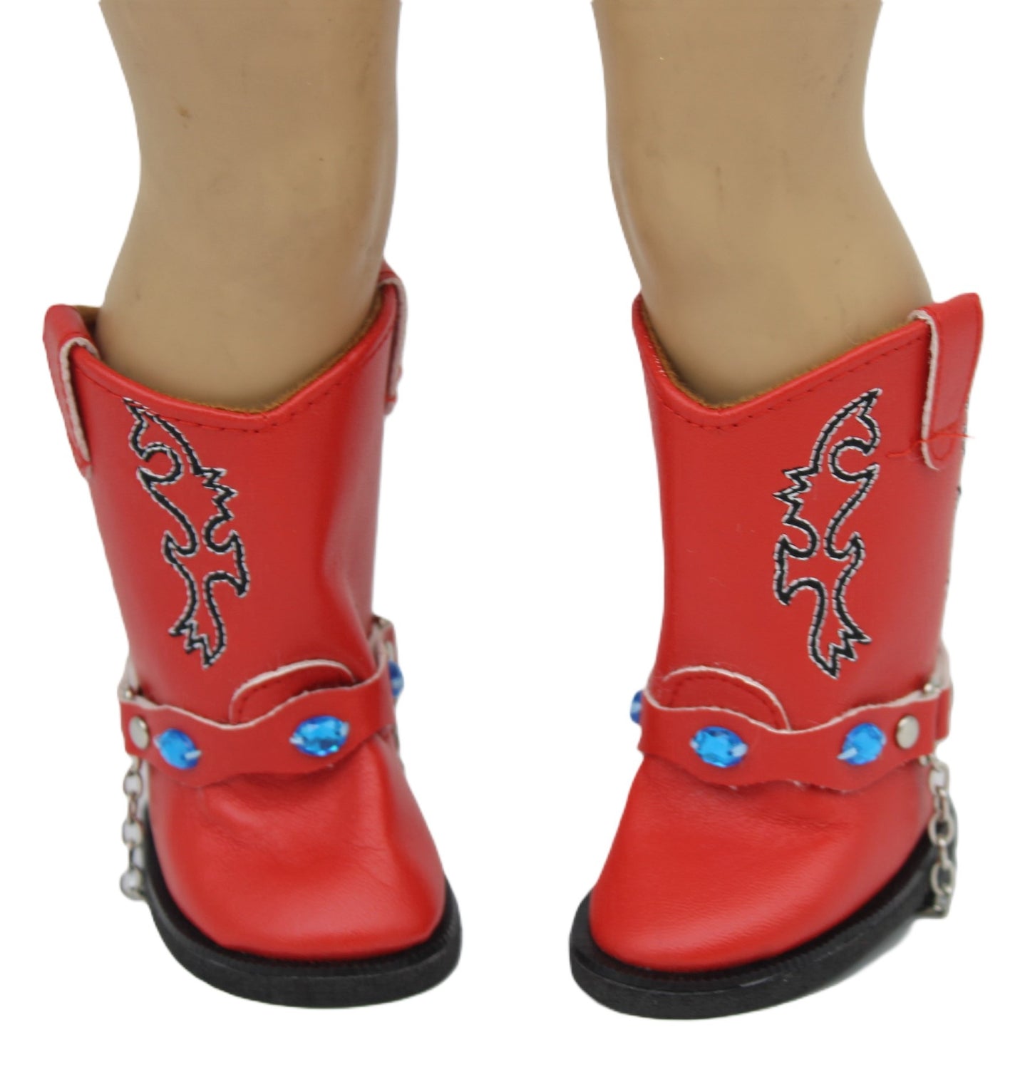 Red Jeweled Western Boots
