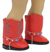 Red Jeweled Western Boots