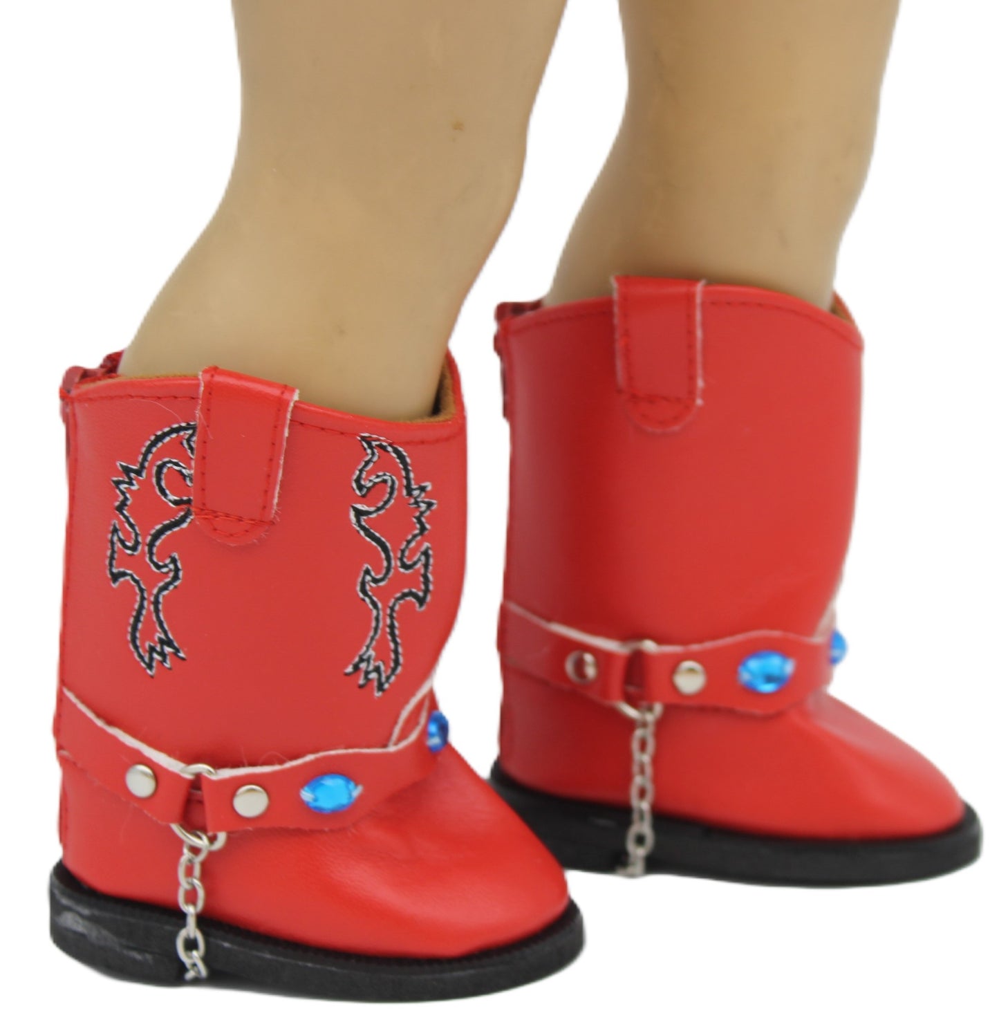 Red Jeweled Western Boots