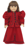 Victorian Dark Red Wool Suit
