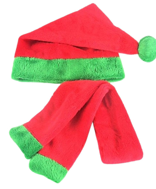 Red/Green Santa Hat & Scarf