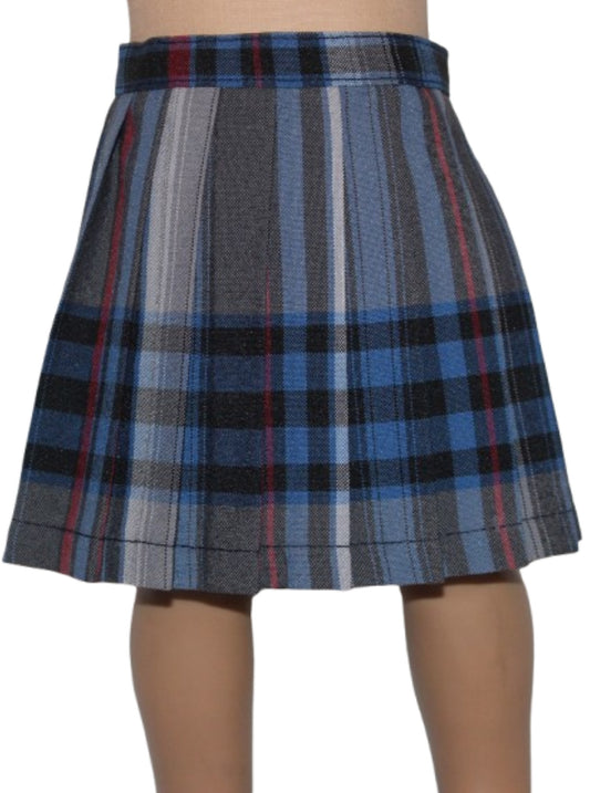 School Plaid Pleated Skirt