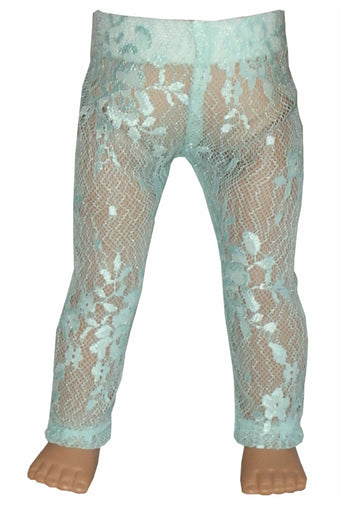 Seafoam Lace Leggings