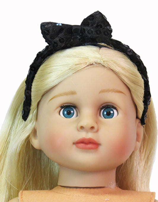 3-Pack Red Silver Black Headbands