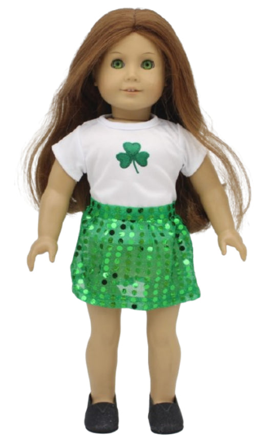 St Patrick's Top & Skirt
