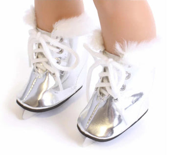 Silver Ice Skates