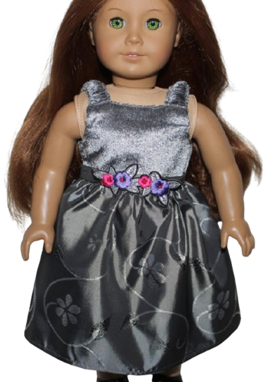 Silver Gray Party Dress
