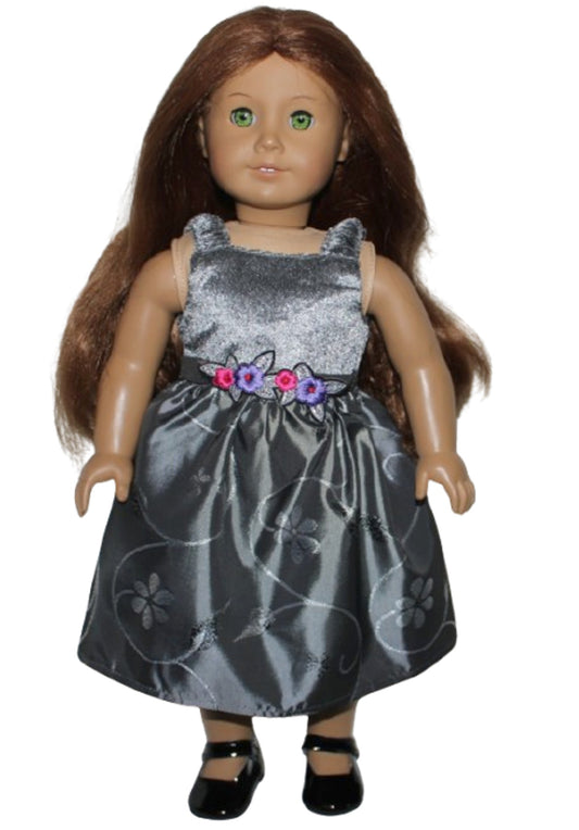 Silver Gray Party Dress