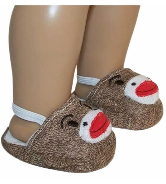 Sock Monkey Slippers