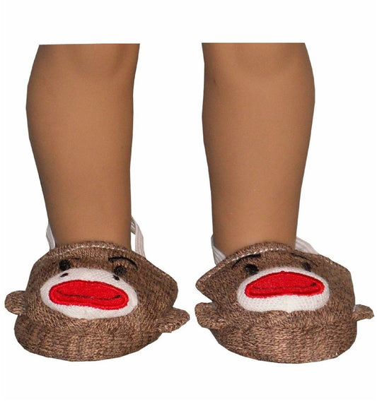 Sock Monkey Slippers