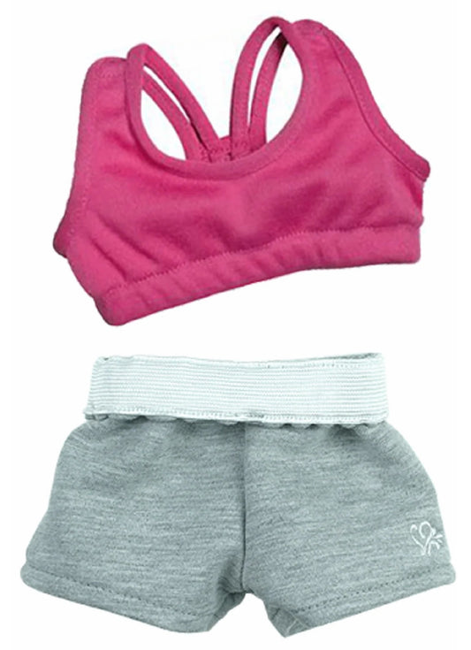 Pink Sport Top & Shorts