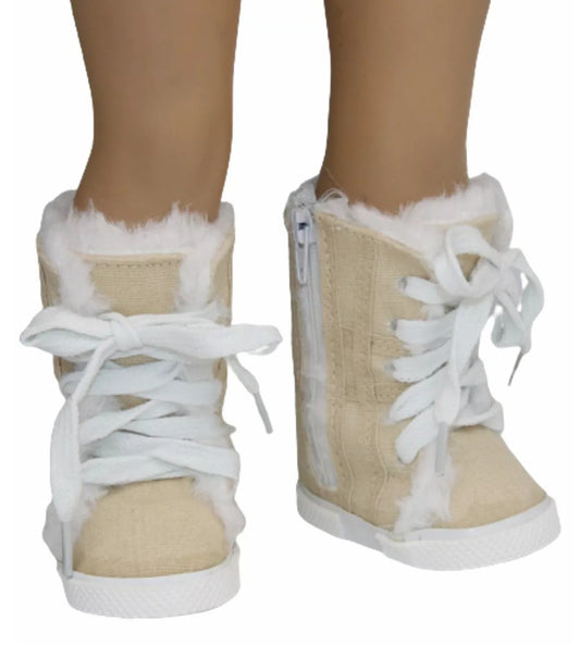 Tan Boots w/ Fur