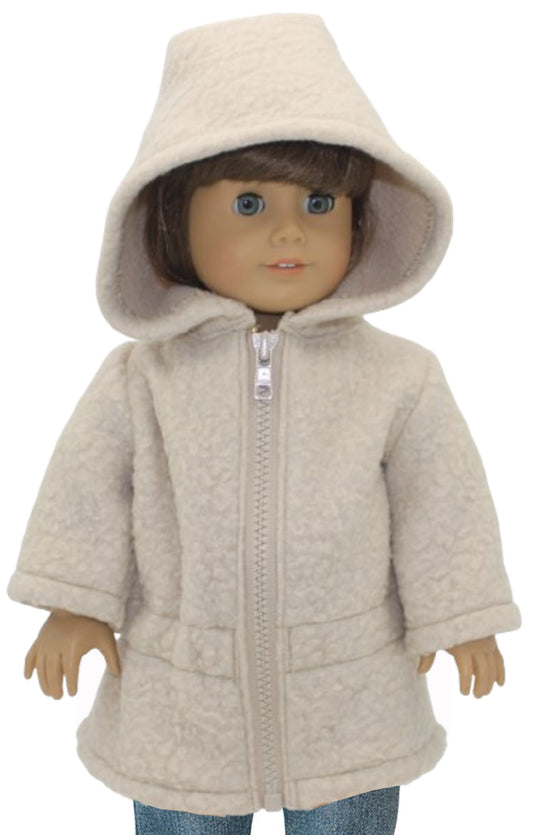 Tan Sherpa Anorak Jacket