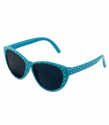 Teal Polka Dot Sunglasses