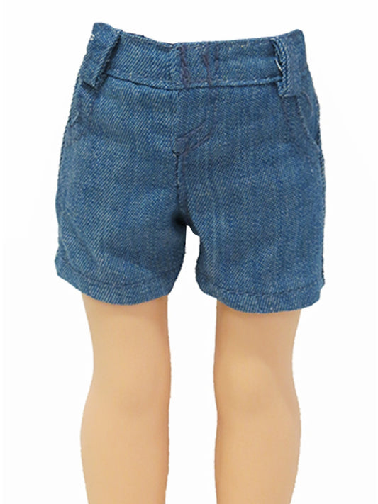 Blue Denim Shorts