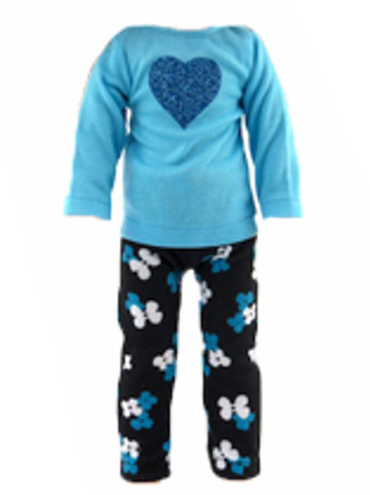 Blue Heart Top & Pants