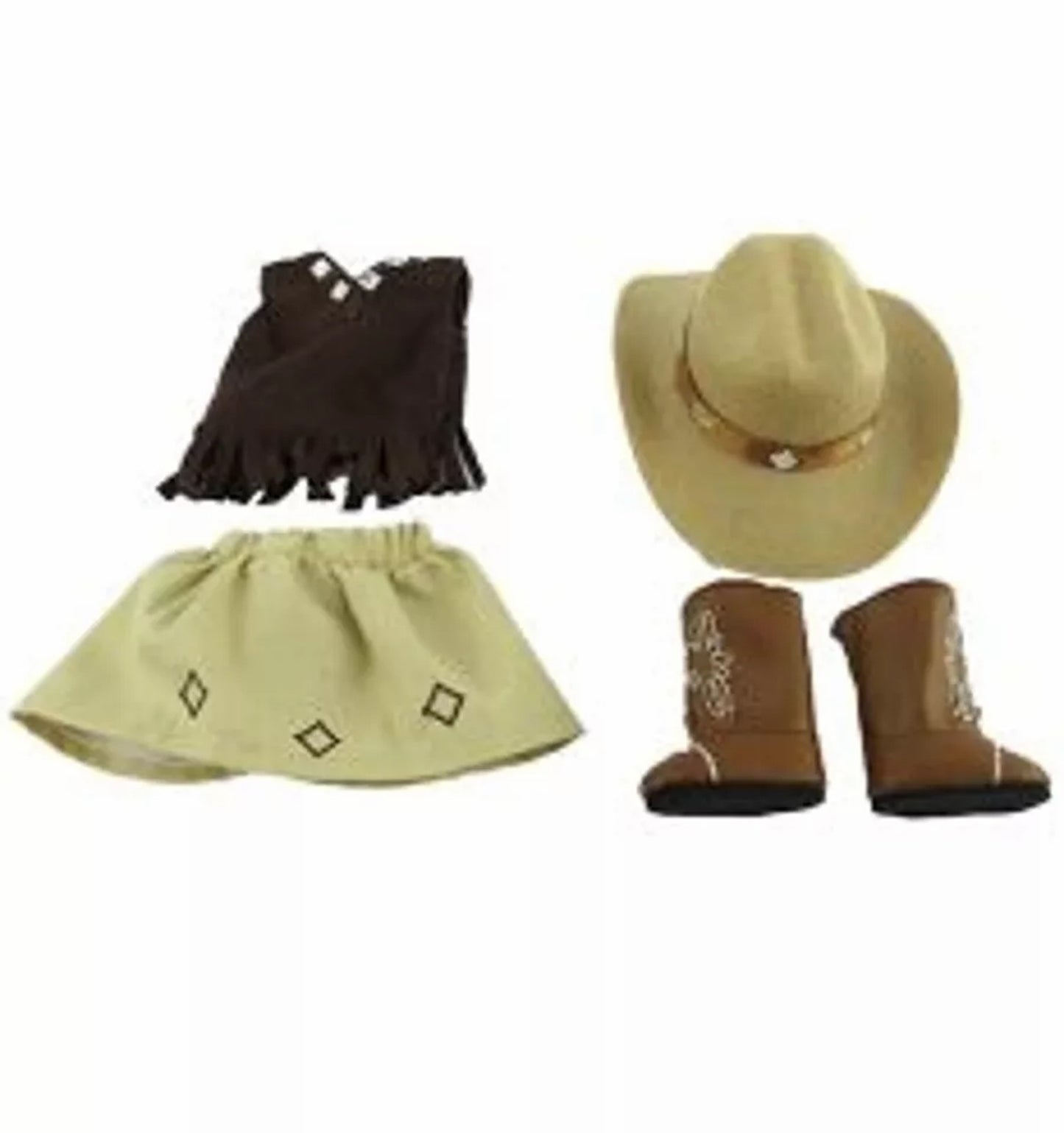 Brown Cowgirl Outfit