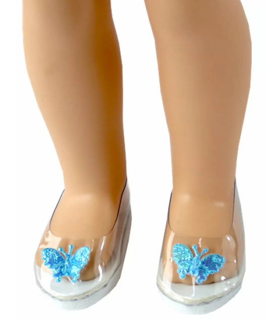 Butterfly Glass Slippers