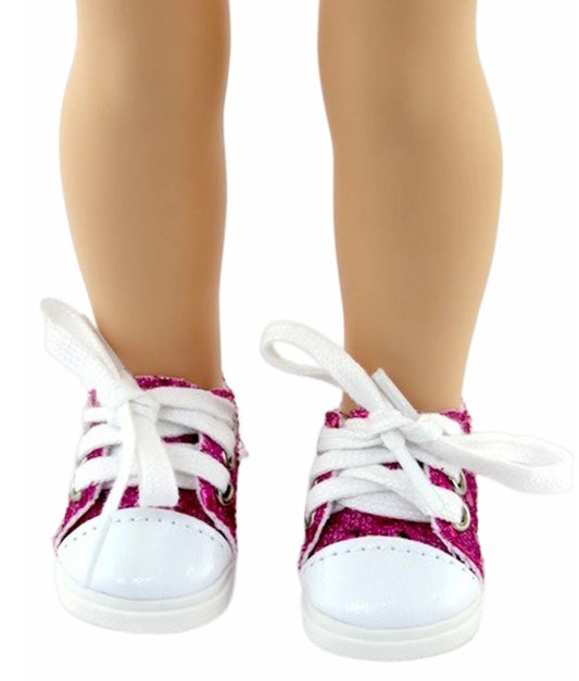 Berry Sequin Sneakers
