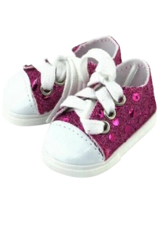 Berry Sequin Sneakers