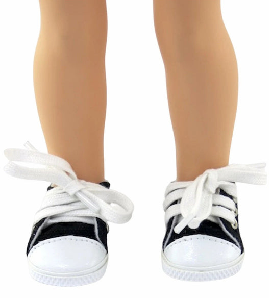 Black Canvas Sneakers