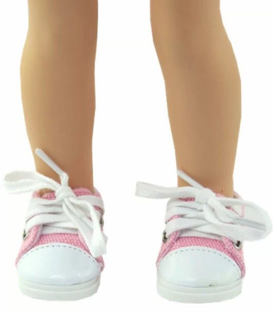 Pink Canvas Sneakers