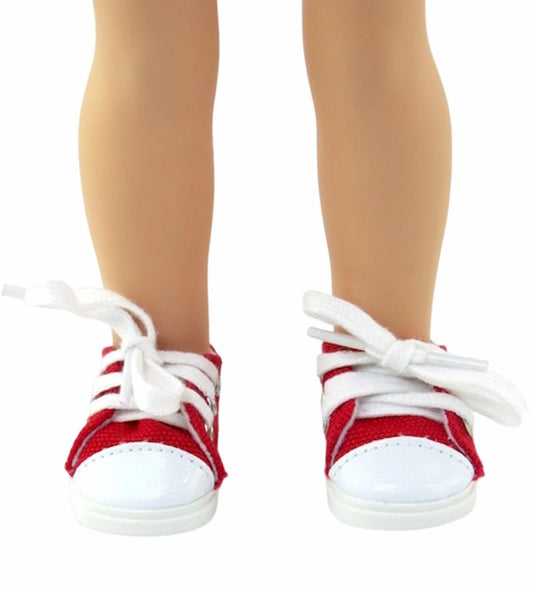 Red Canvas Sneakers