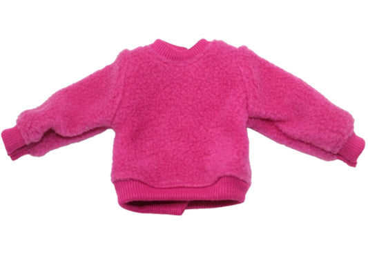 Dark Pink Fleece Sweatshirt