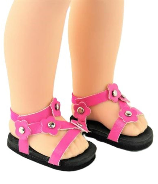 Pink Flower Sandals