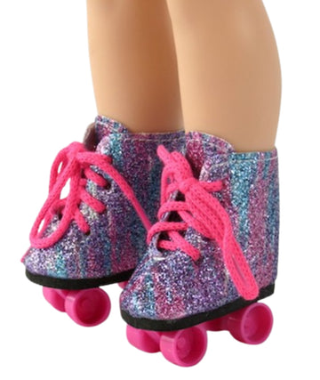 Rainbow Roller Skates