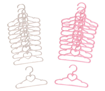 Pink or White Tubular Hangers