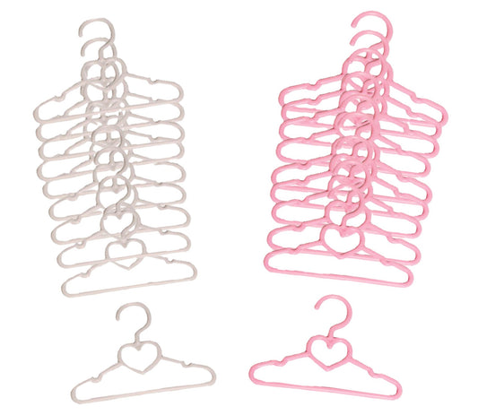 Pink or White Tubular Hangers