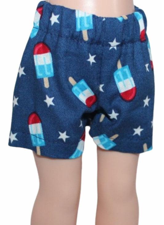 Blue Popsicle Shorts