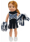 Navy Cheerleader Outfit