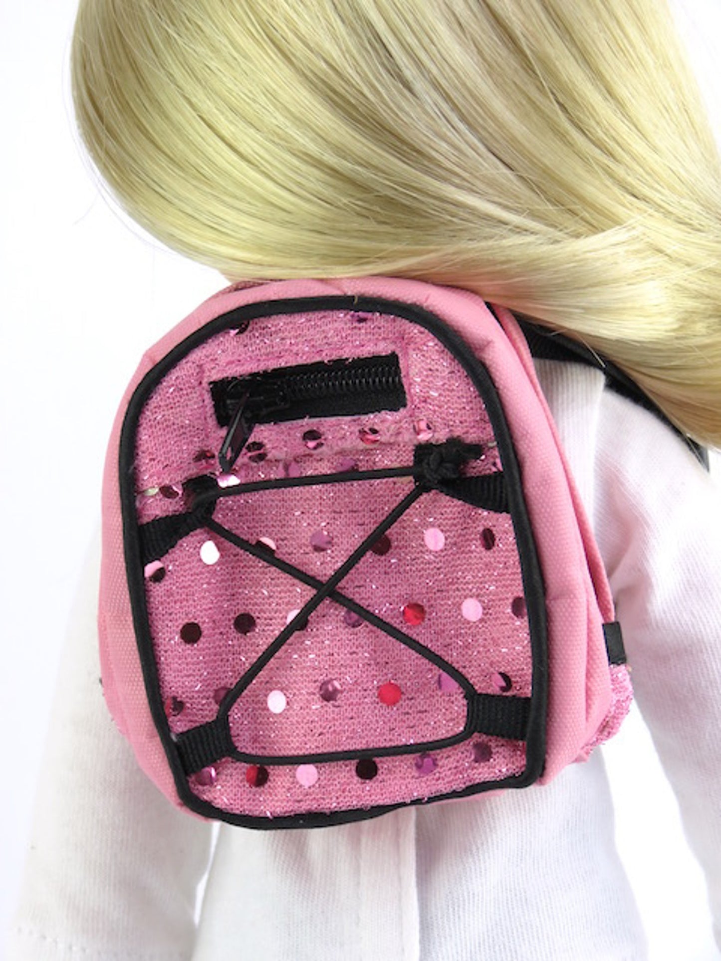Pink Sequin Backpack
