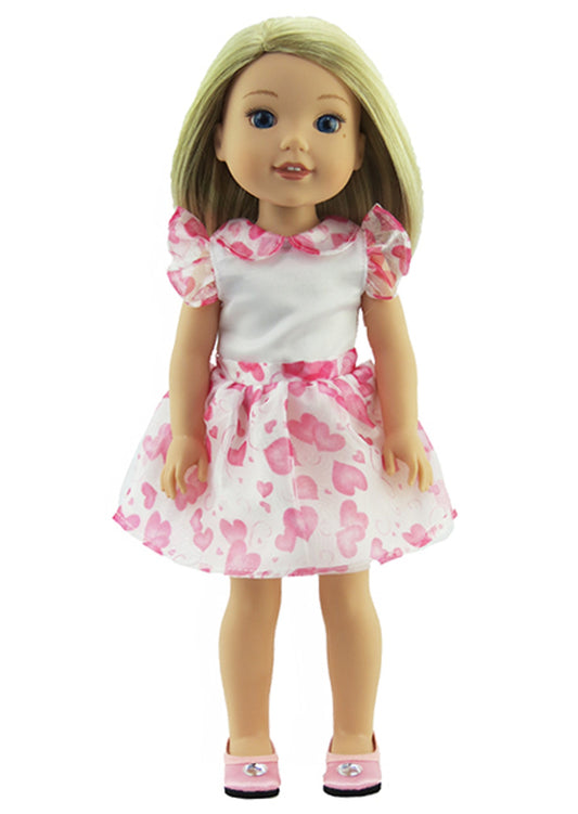 Pink Hearts Dress