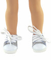 Silver Sequin Sneakers