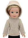 Tan Sherpa Hoodie