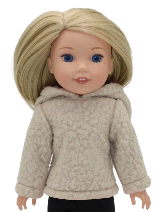 Tan Sherpa Hoodie